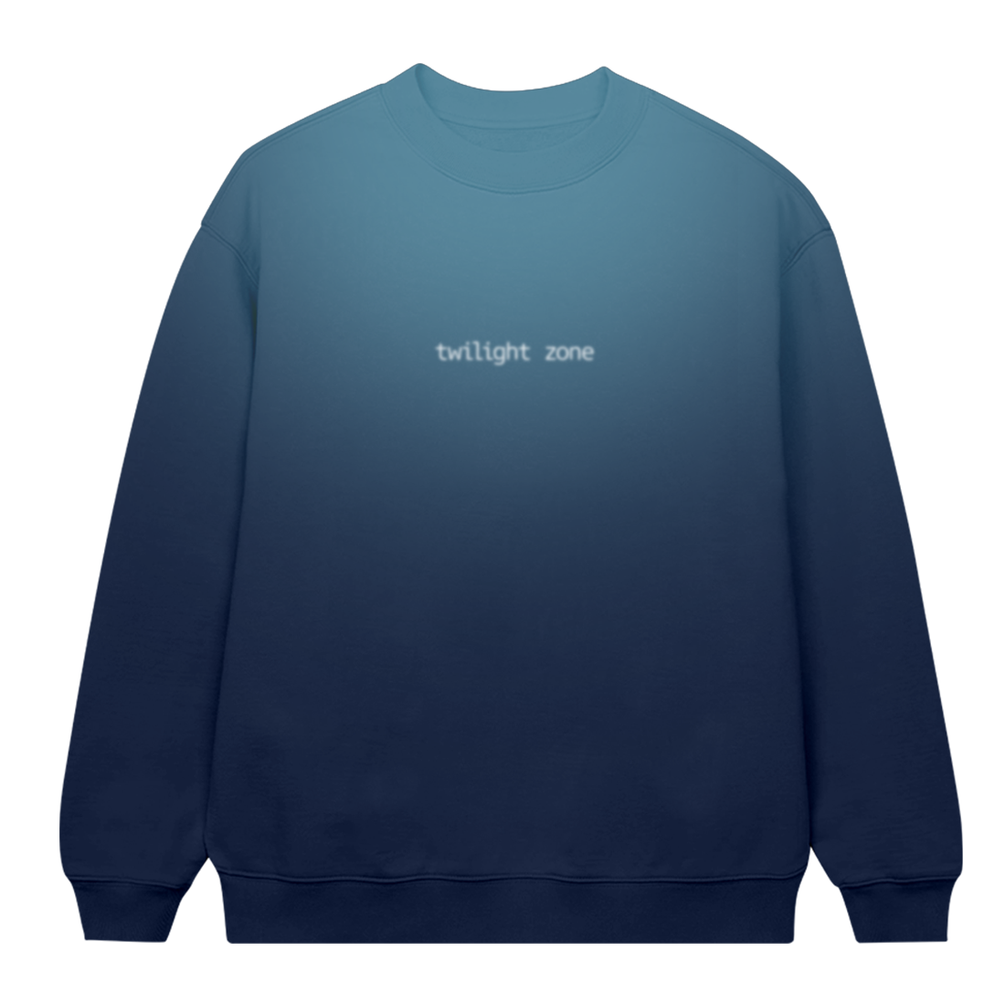 twilight zone blur crewneck