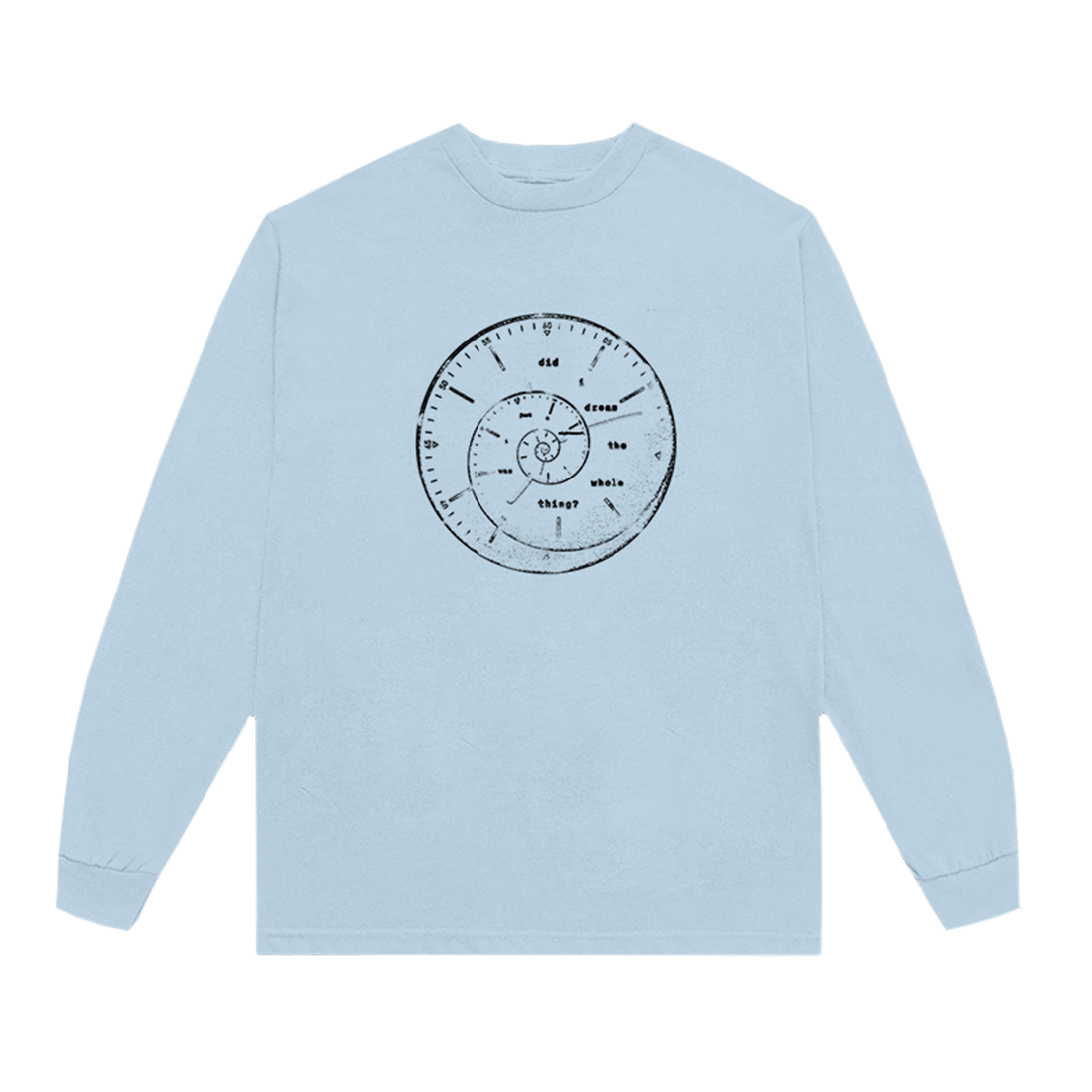 twilight zone clock longsleeve t-shirt