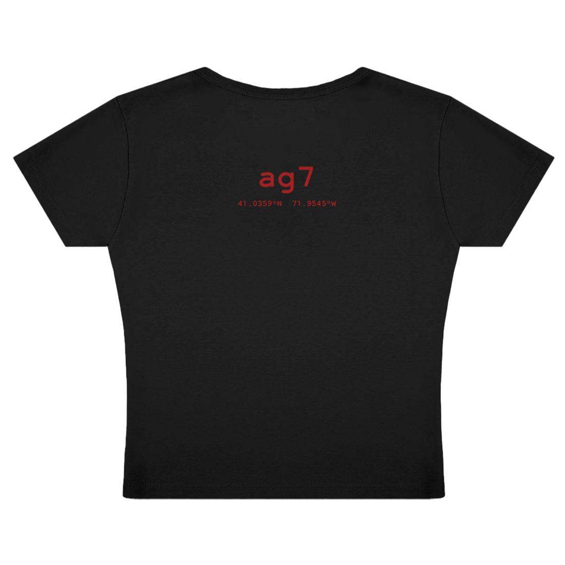 ag7 tee-shirt noir court