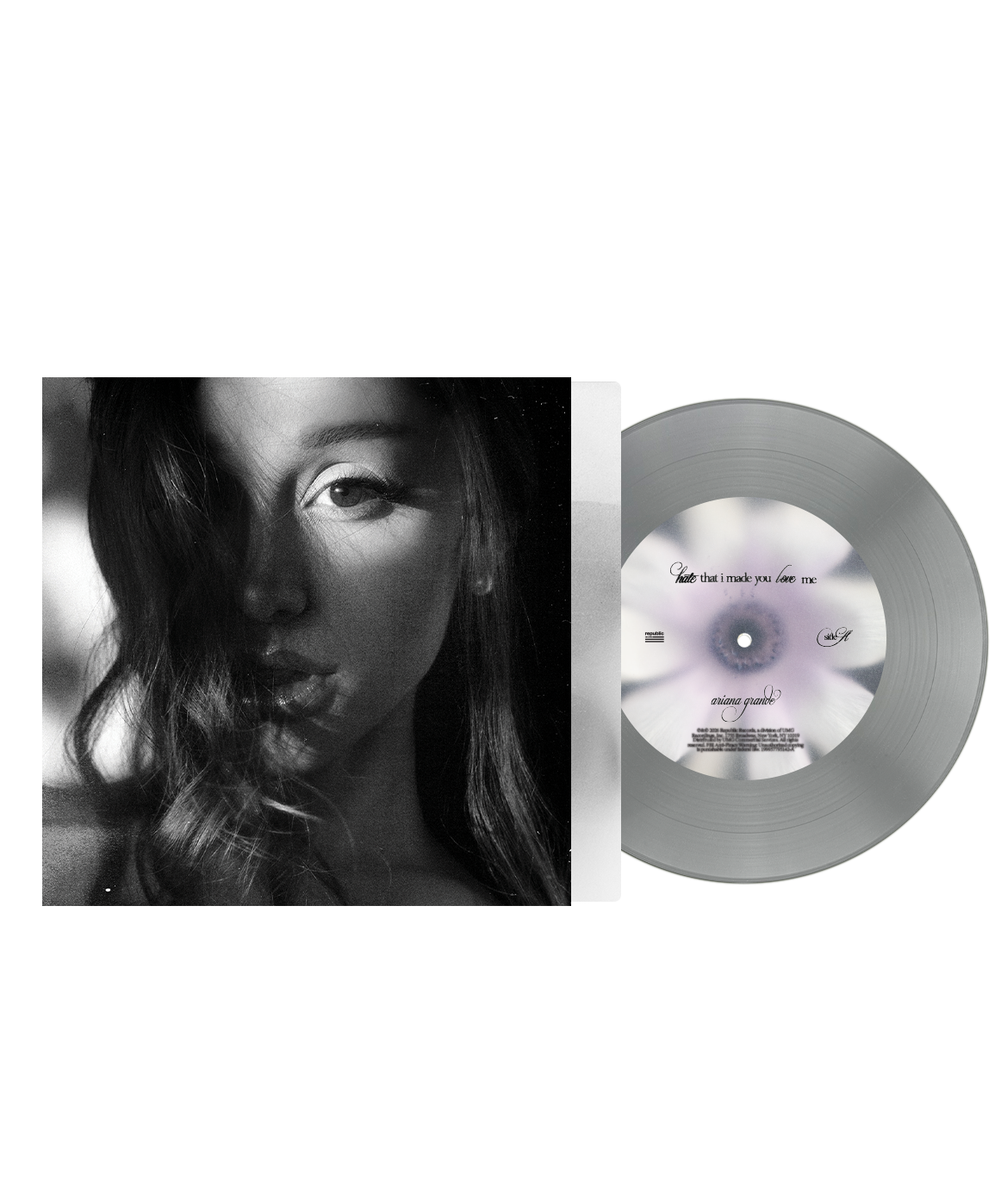 hate that i made you love me - fluffy tail gray 7"