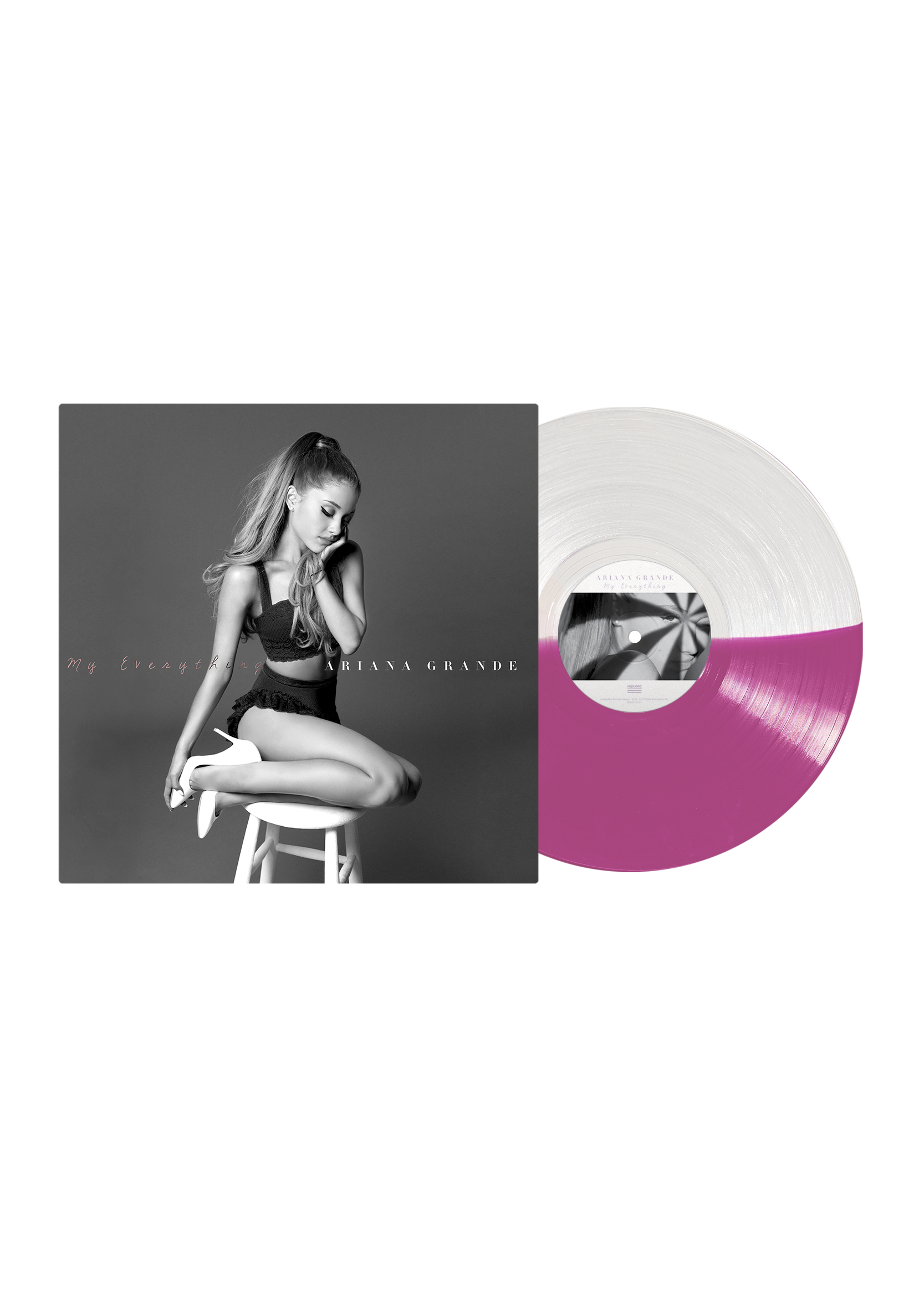 my everything lp (half clear/purple)