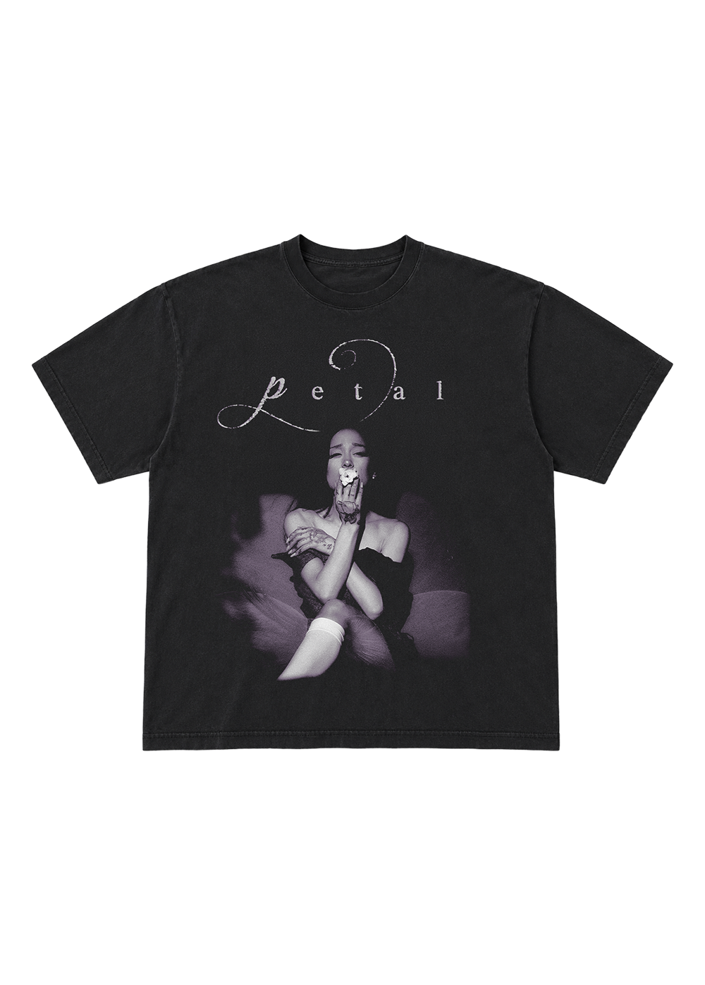 petal script t-shirt