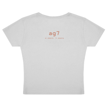 ag7 tee-shirt blanc court