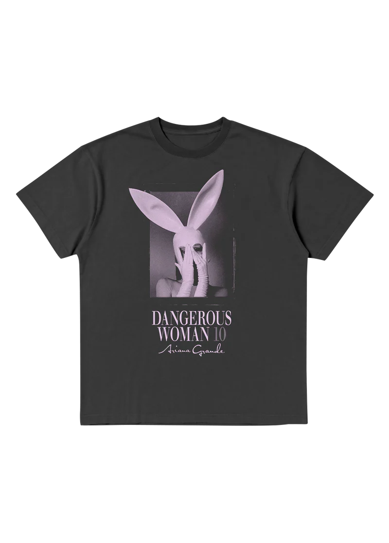 dangerous woman 10 logo t-shirt